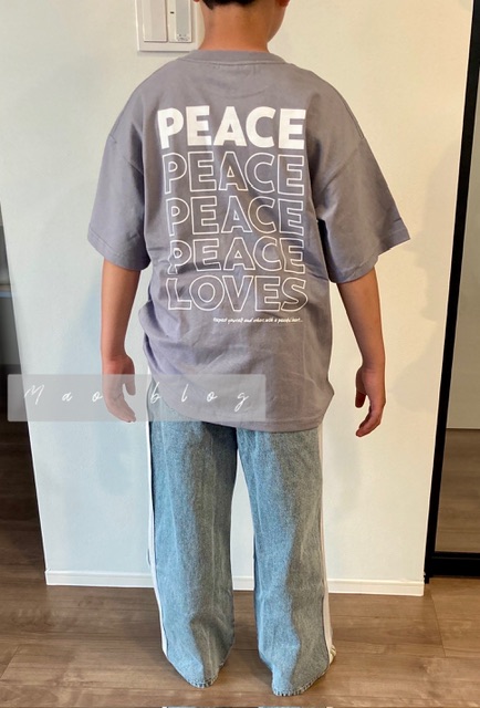 Tシャツ着用写真